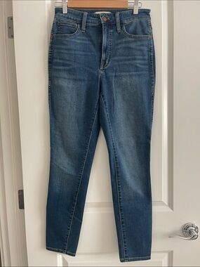 Women's Madewell Curvy Roadtripper Blue Denim Jeans 27